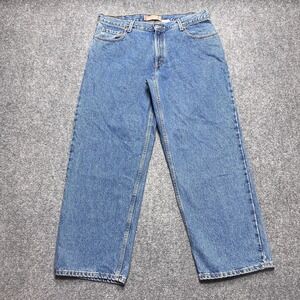 Levis Jeans Boys 36x29 Husky Blue 550 Relaxed Fit Tapered Medium Wash Deadstock